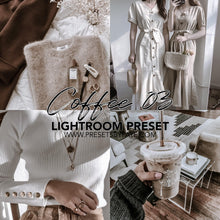 Load image into Gallery viewer, COFFEE LIGHTROOM PRESETS - PresetsbyFaye
