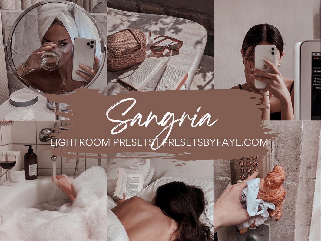 Sangria Lightroom Presets