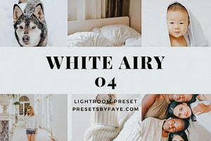 WHITE AIRY LIGHTROOM PRESETS - PresetsbyFaye