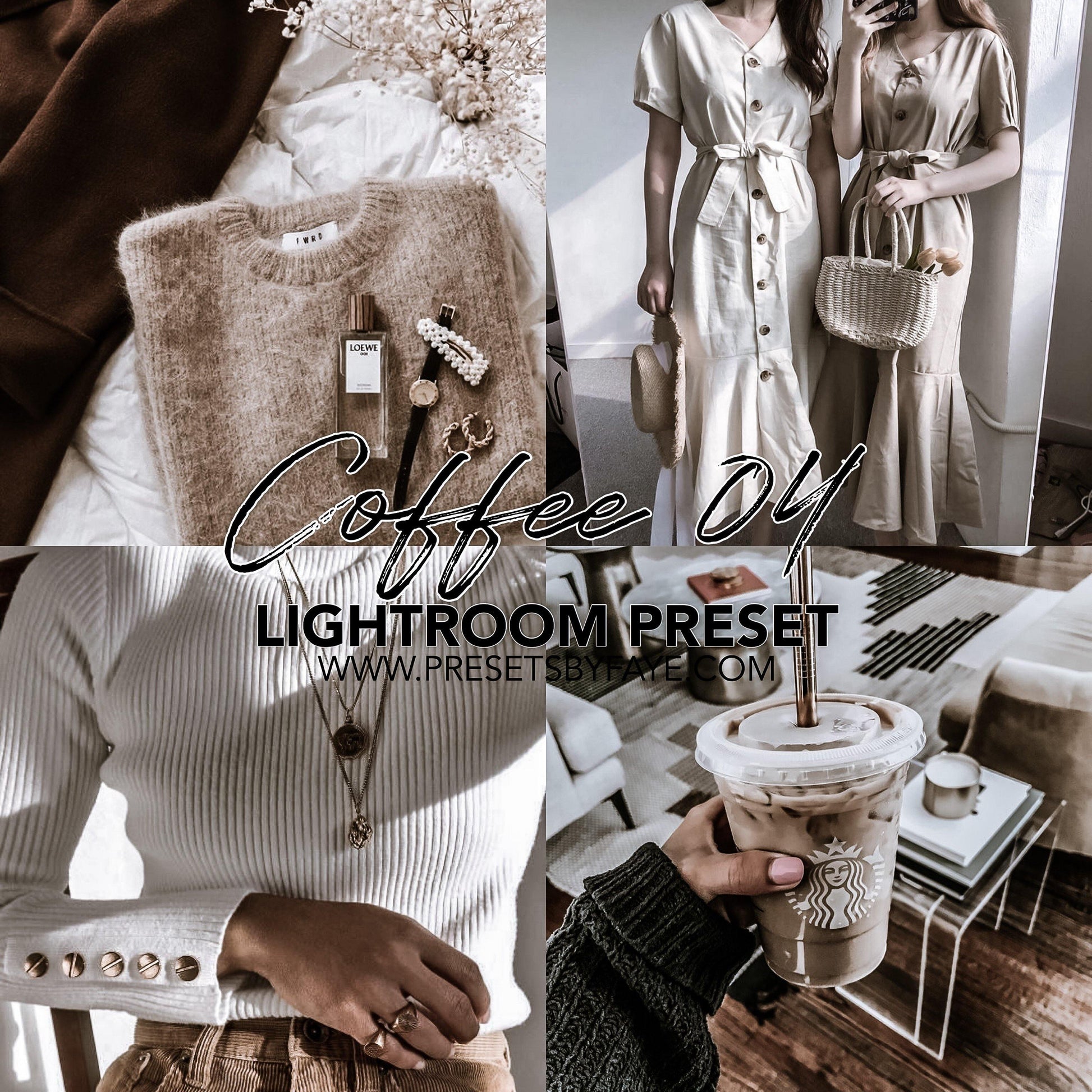 COFFEE LIGHTROOM PRESETS - PresetsbyFaye