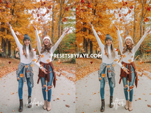 Load image into Gallery viewer, AUTUMN LIGHTROOM PRESETS - PresetsbyFaye
