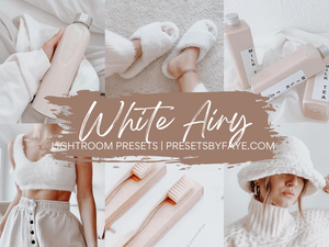 White Airy Lightroom Presets